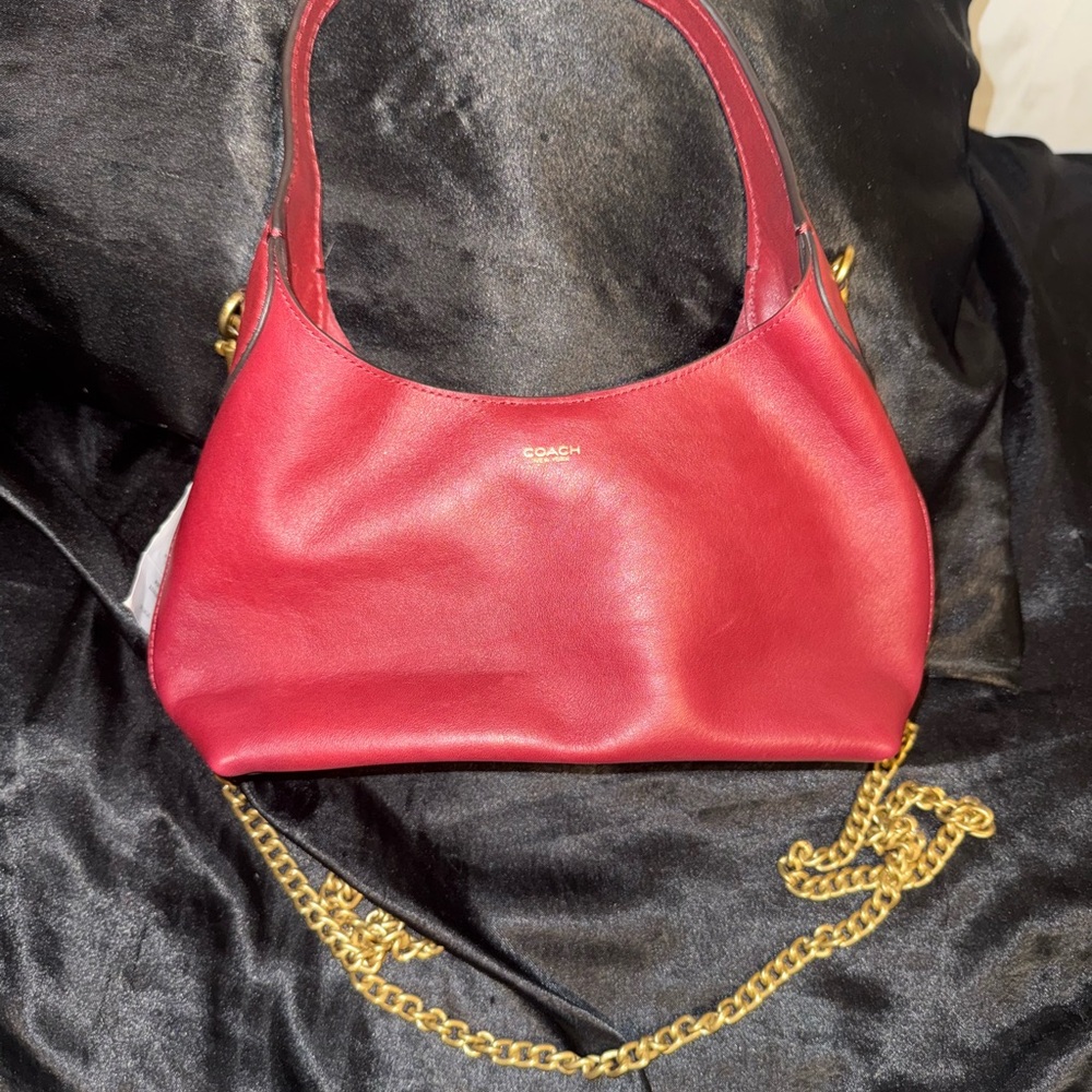 Coach Brooklyn 23 Ruby Red purse